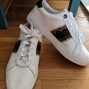Leopard Stripe Sneakers